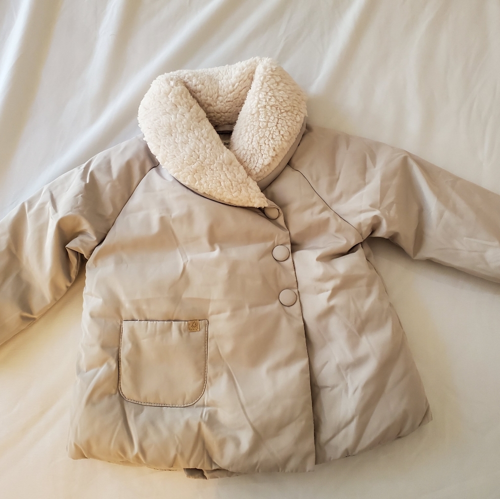 Zara BabyGirl Outerwear puffer coat size:18-24mon